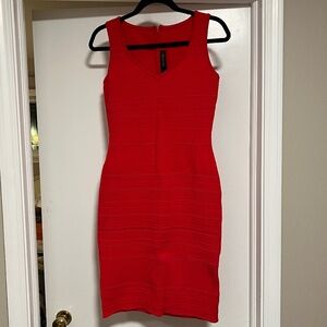 St. John Red Dress